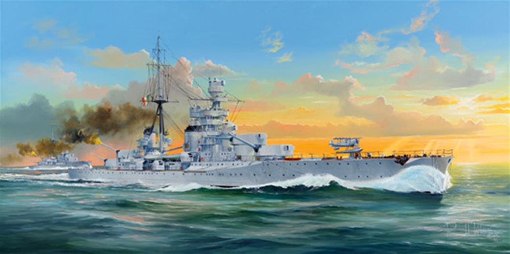 Trumpeter 1/350 05347 Italian Heavy Cruiser Zara Model Kit