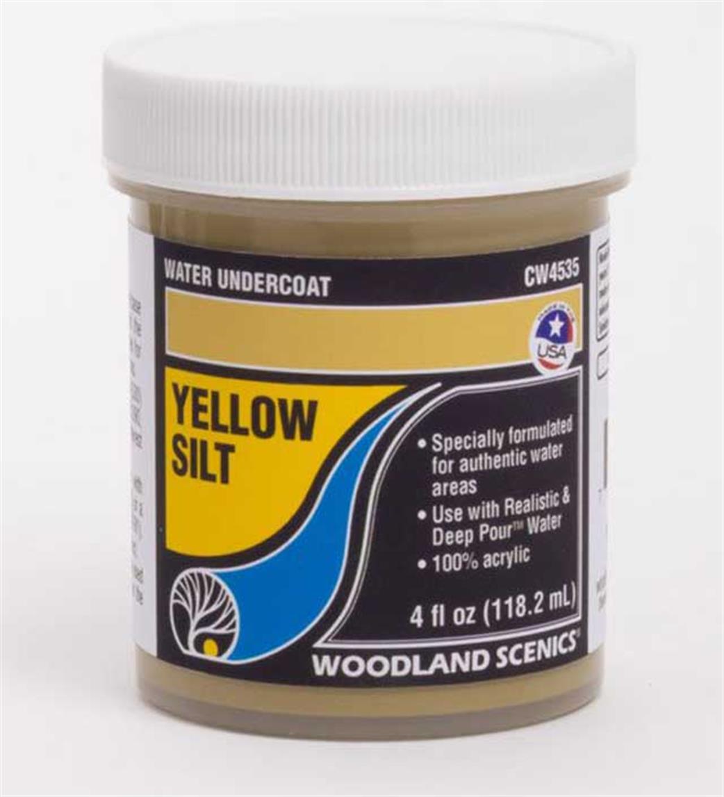 Woodland Scenics CW4535 Yellow Silt Water Undercoat