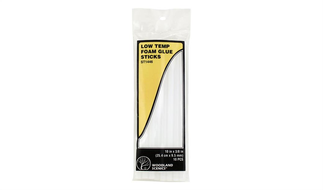 Woodland Scenics  ST1446 Low Temperature Foam Glue Sticks Pack of 10