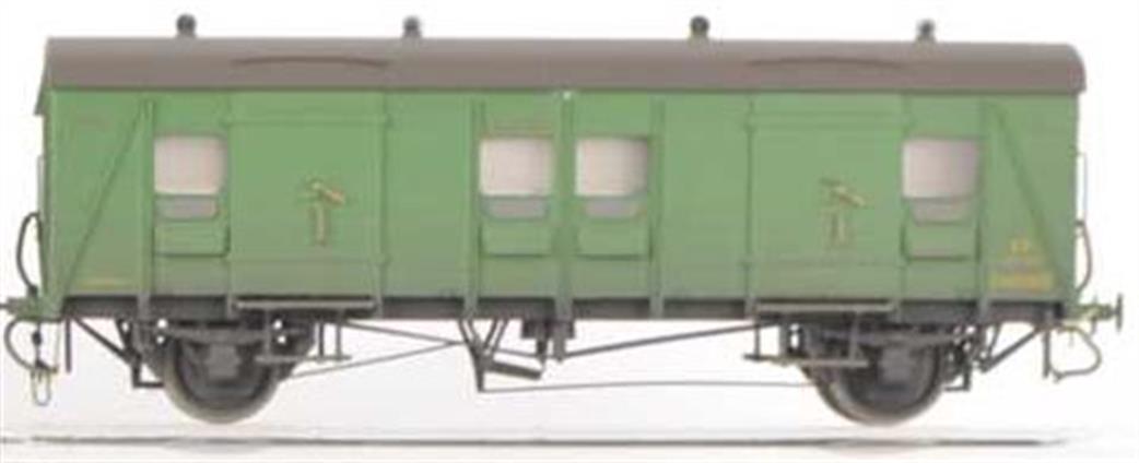 Preowned O Gauge SH15 Slaters Kit Built 7C020 SR 4 Wheel PLV/GUV Weathered