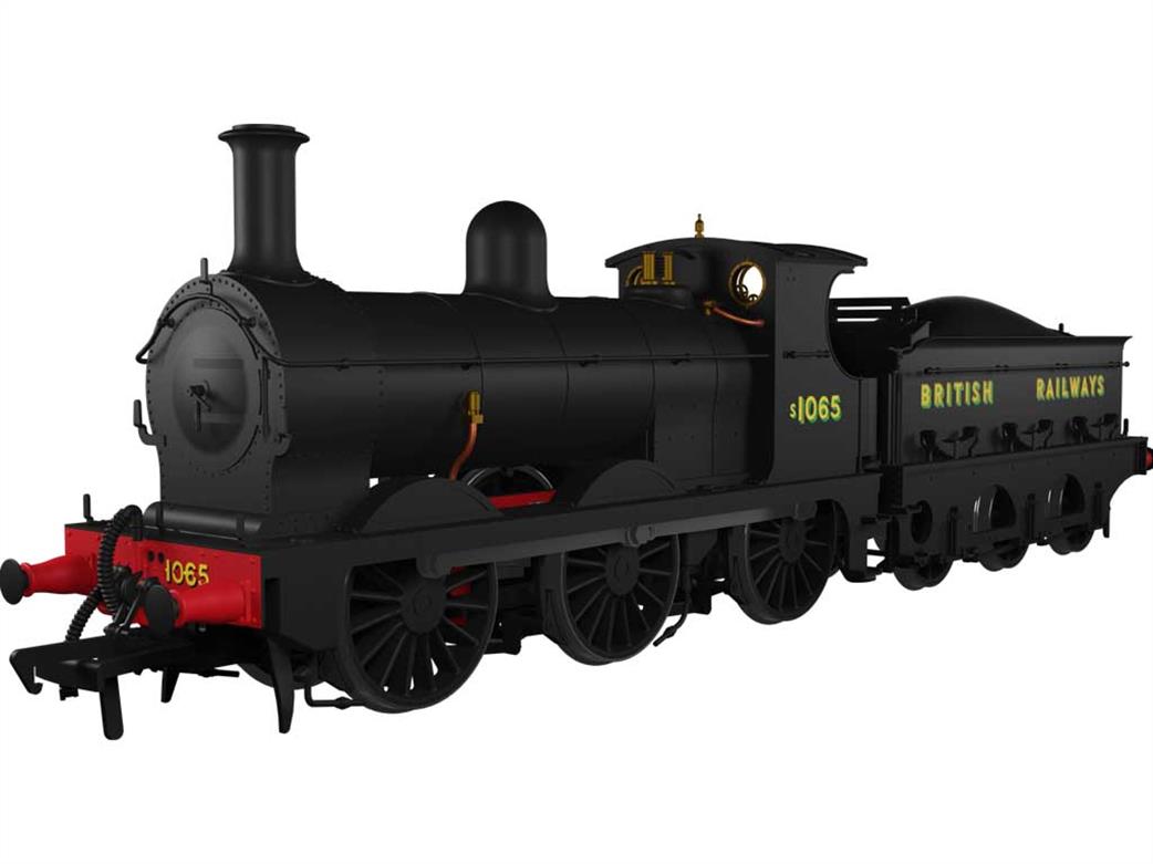 Rapido Trains OO 966509 BR S1065 ex-SECR Class O1 0-6-0 SR Plain Black with Sunshine Lettering BRITISH RAILWAYS DCC Sound