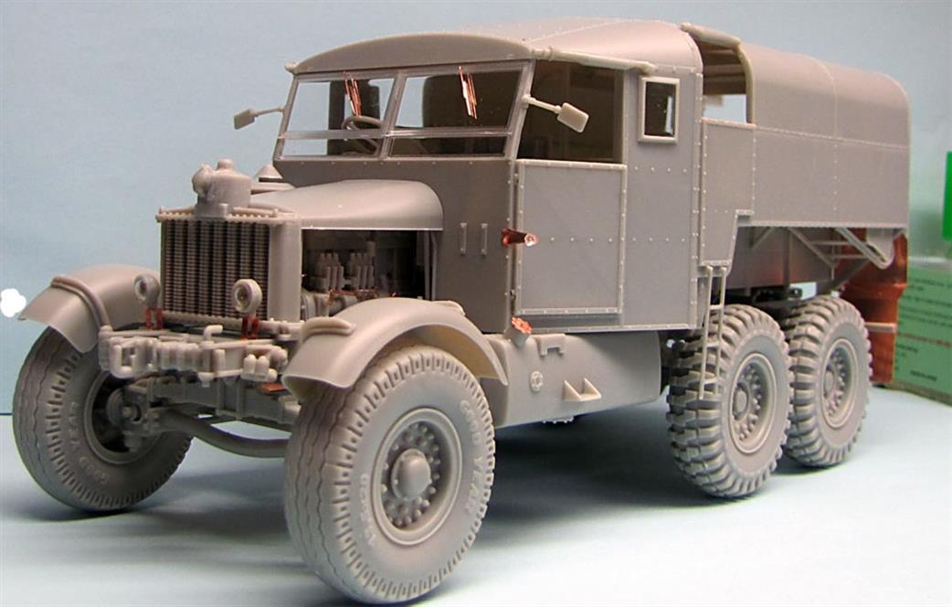 Thunder Model 1/35 35202 Scammell Pioneer R100 Heavy Artillery Tractor Kit