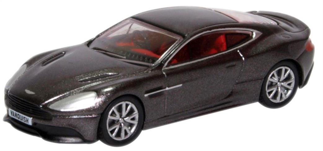 Oxford Diecast 1/76 76AMV003 Aston Martin Vanquish Coupe Quantum Silver