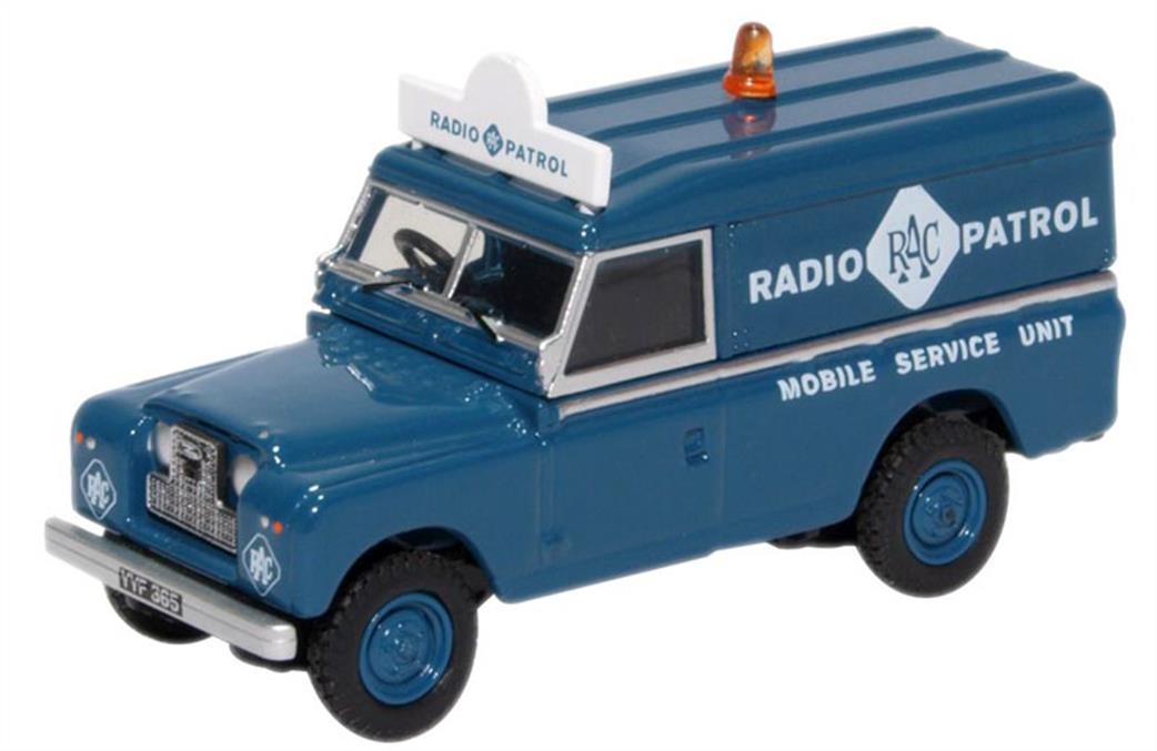 Oxford Diecast 1/76 76LAN2017 Land Rover Series II LWB Hard Top RAC Radio Patrol