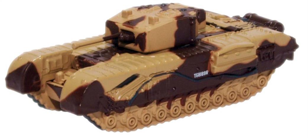 Oxford Diecast 1/148 NCHT001 Churchill Tank Kingforce