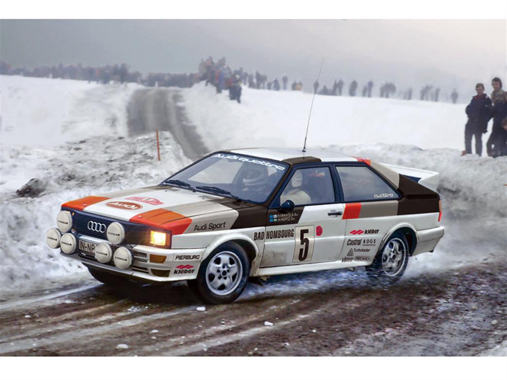 Italeri 1/24 3642 Audi Quattro Rally Plastic Car Kit