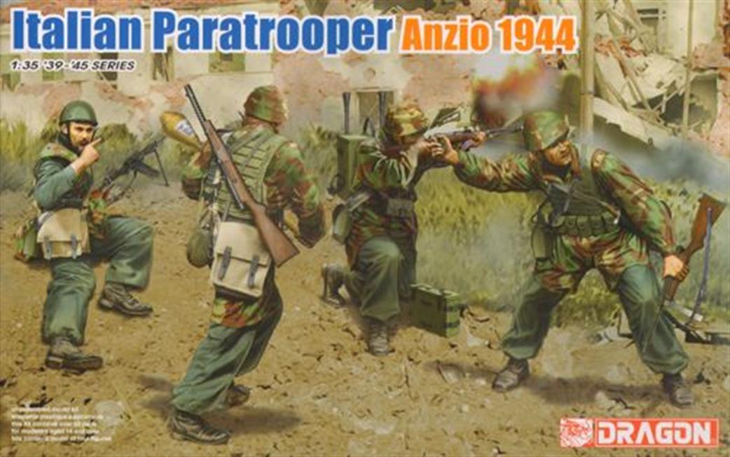 Dragon Models 1/35 6741 Italian Paratroopers Anzio 1944 Figure Set