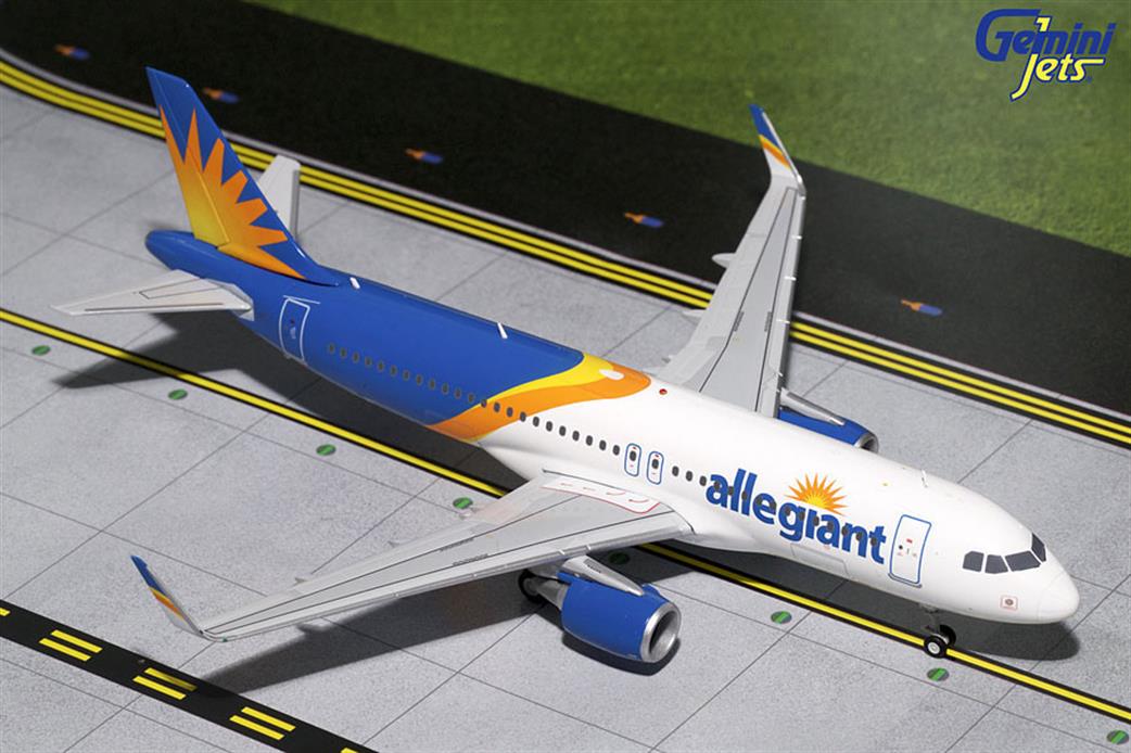 Gemini Jets 1/200 G2AAY664 Allegiant Airbus A320-200S New Livery Aircraft Model