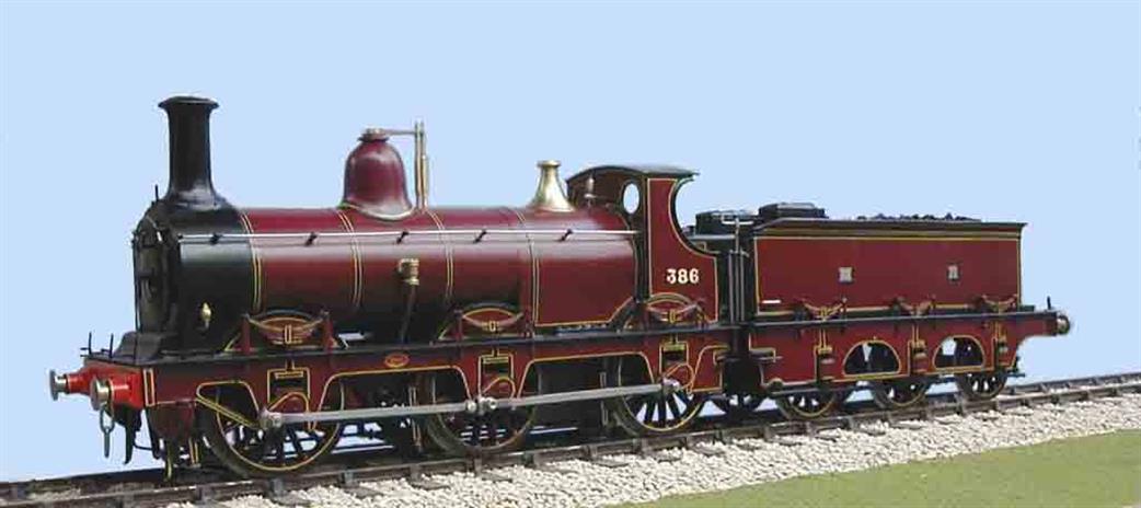 Slaters Plastikard O Gauge 7L010 MR/LMS Straight Frame Kirtley 0-6-0 Goods (Johnson) Brass Loco Kit