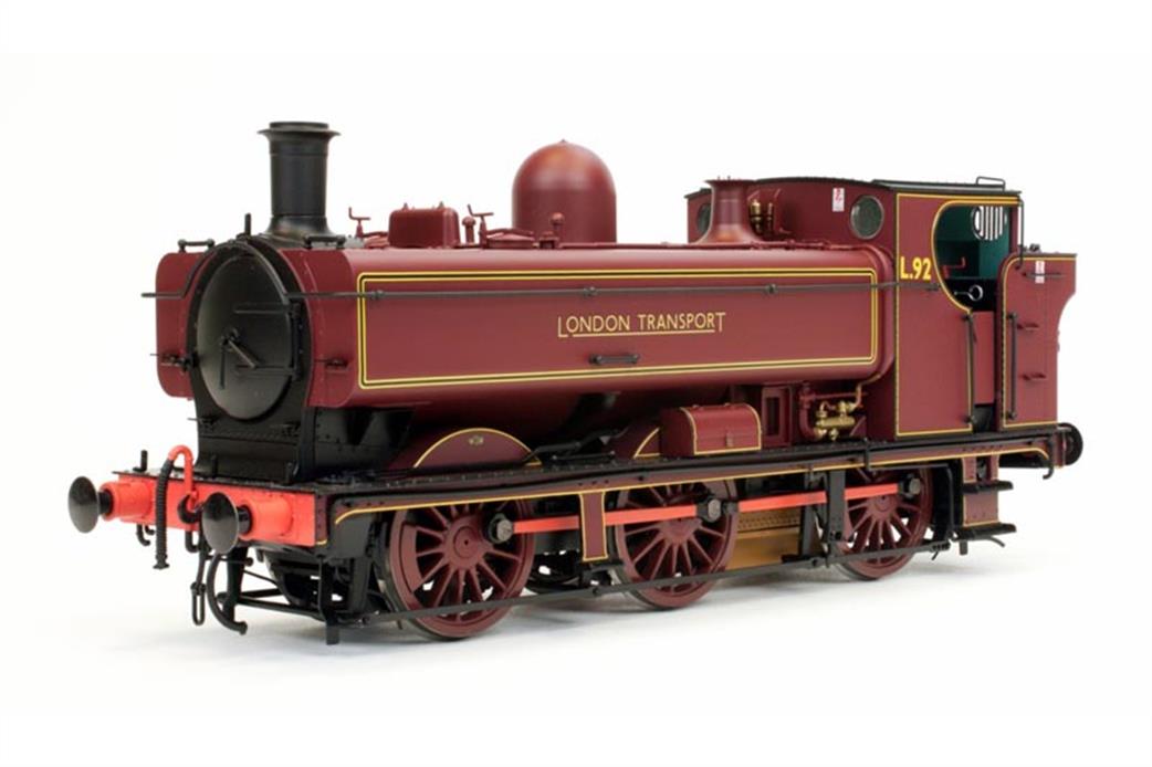 Dapol O Gauge 7S-007-016 LT L90 ex-GWR 57xx Class 0-6-0PT Pannier Tank London Transport Red Model