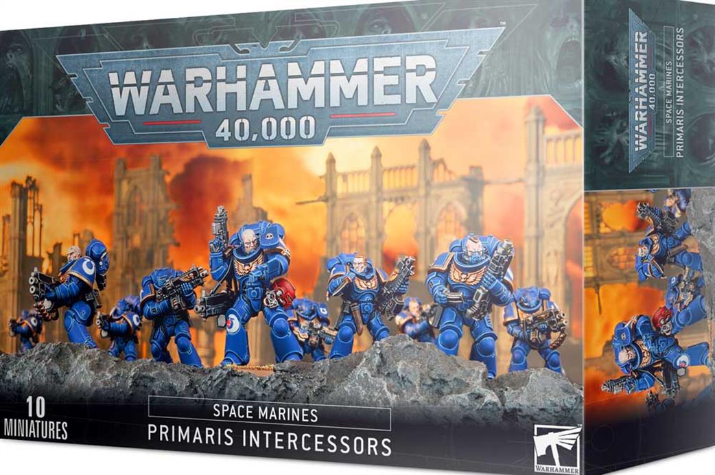 Games Workshop 28mm 48-75 Space Marines Primaris Intercessors