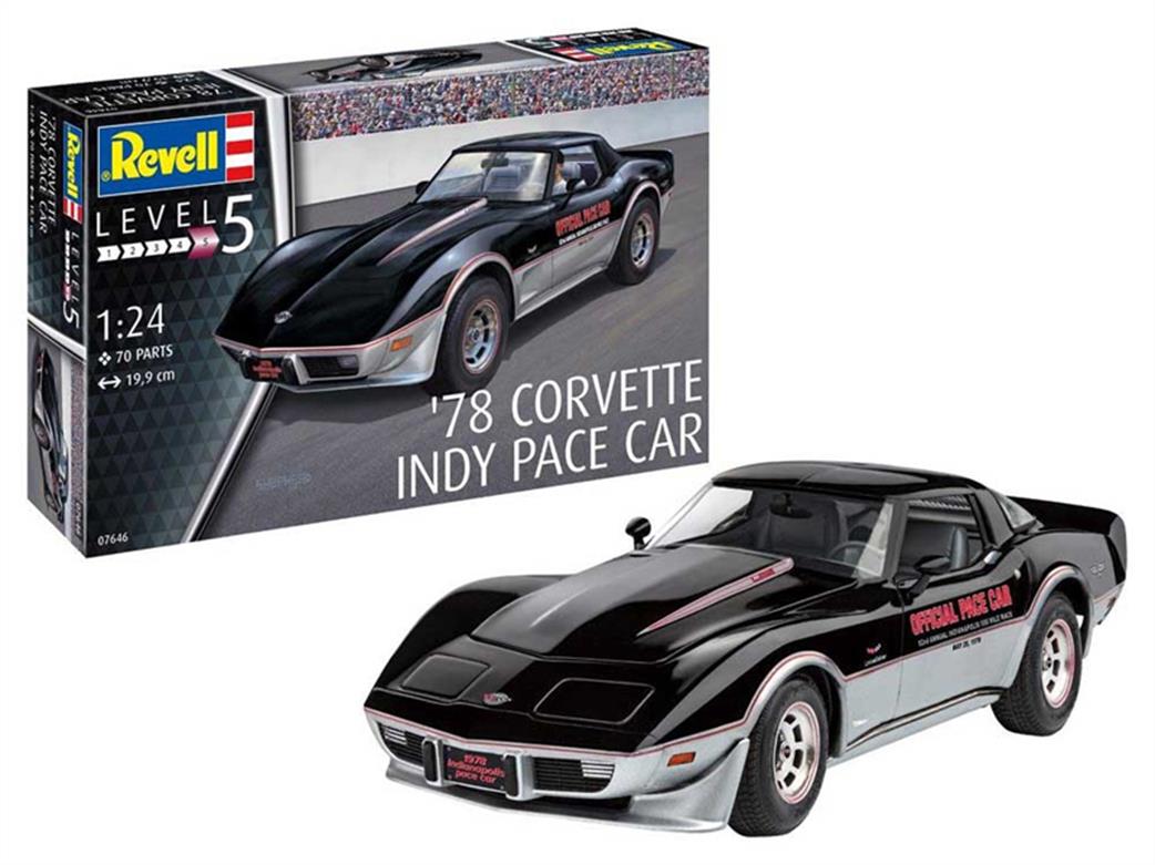 Revell 1/24 07646 1978 Corvette C3 Indy Pace Car Kit