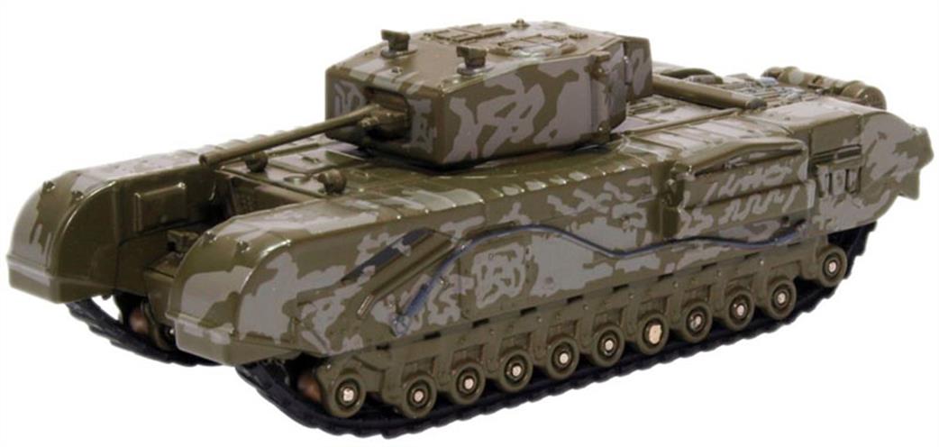 Oxford Diecast 1/76 76CHT003 Churchill Tank 142 RAC Tunisia 1943 Model