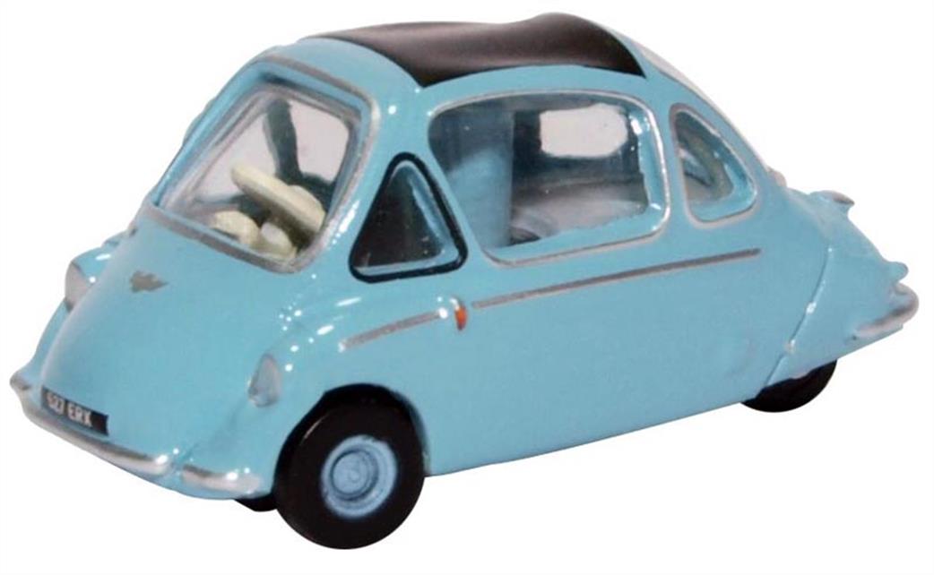 Oxford Diecast 1/76 76HE001 Heinkel Trojan Roman Blue