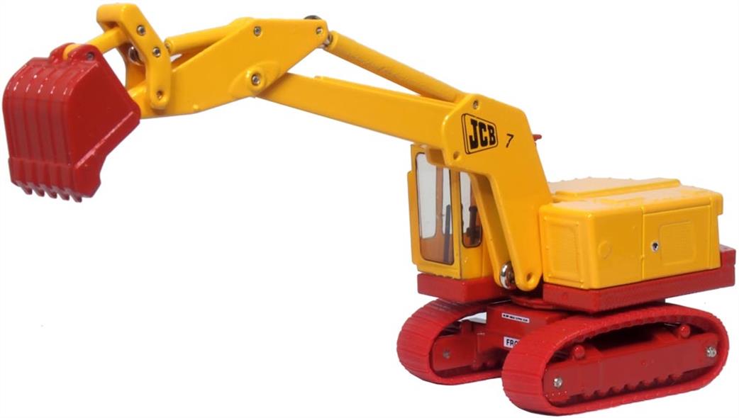 Oxford Diecast 1/76 76JCB7001 JCB 7 Excavator