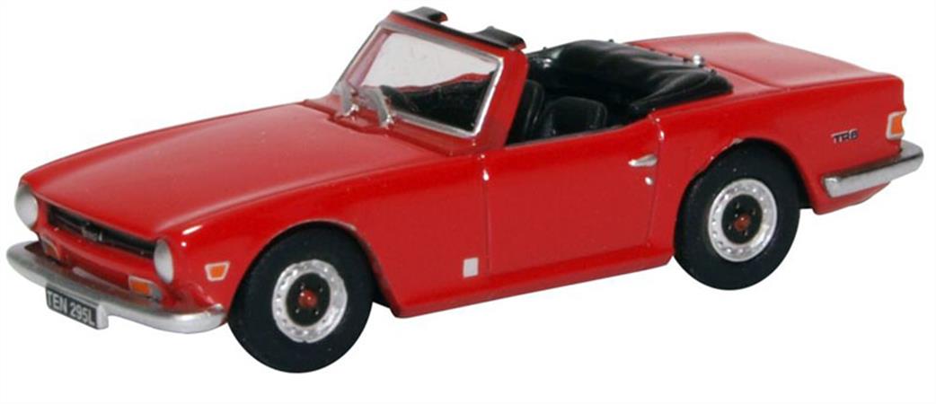 Oxford Diecast 1/76 76TR6002 Triumph TR6 Signal Red