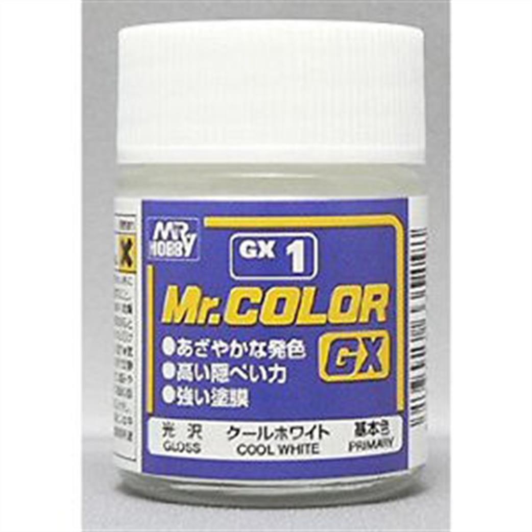 Gunze Sangyo  GX-1 1 Cool White Mr Colour Paint 18ml