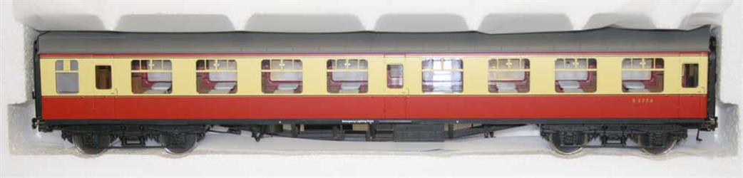 Dapol Lionheart Trains O Gauge 7P-001-101 BR Mk1 SO Second Open Coach Crimson & Cream E3774