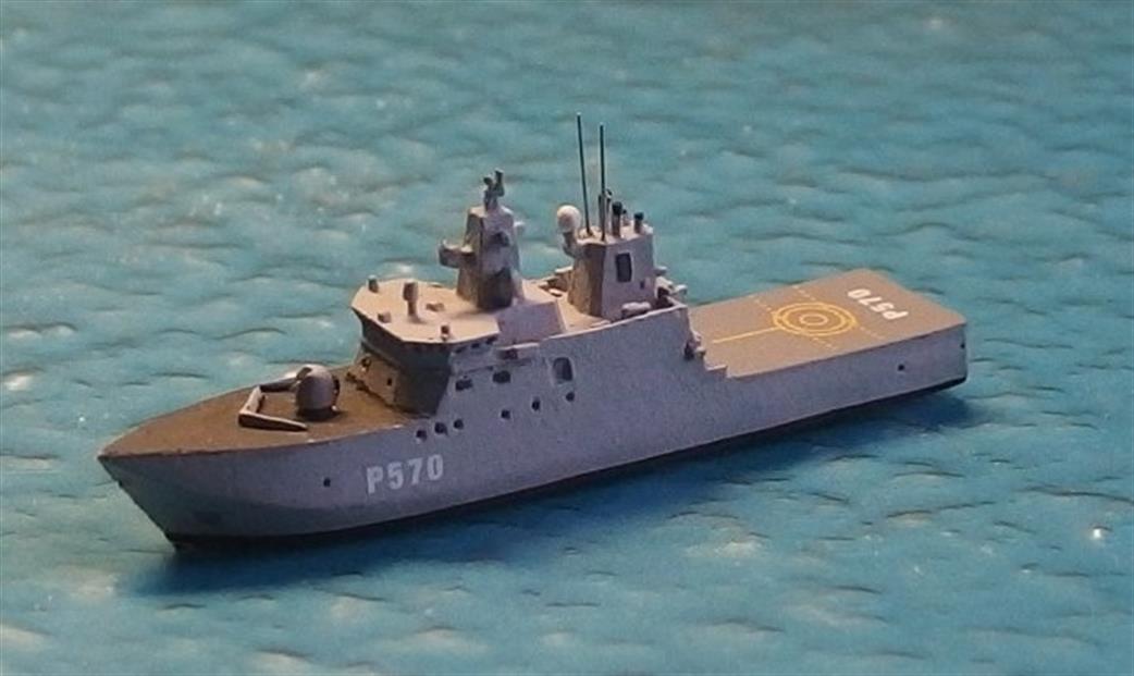 Albatros 1/1250 Alk602 HDMS Knut Rasmussen P570 2017 Danish Patrol Craft Model