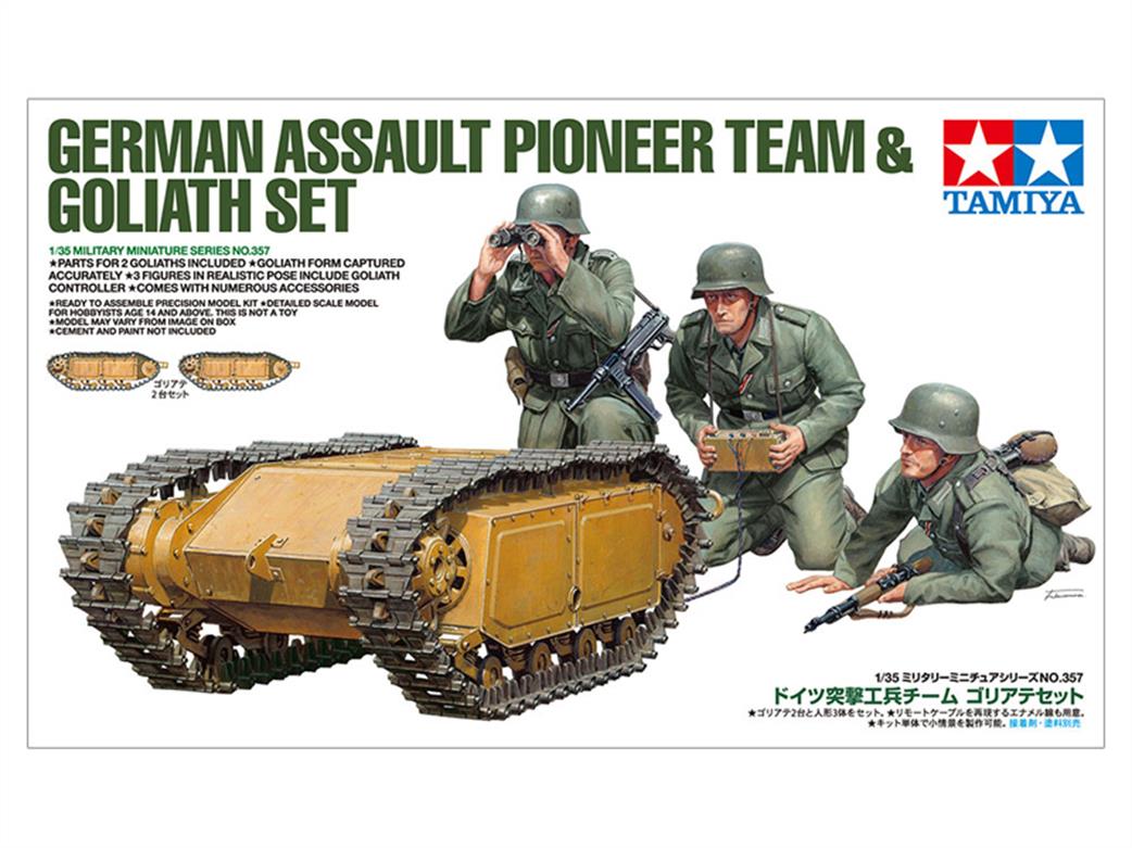 Tamiya 1/35 35357 German Pioneer & Goliath Set