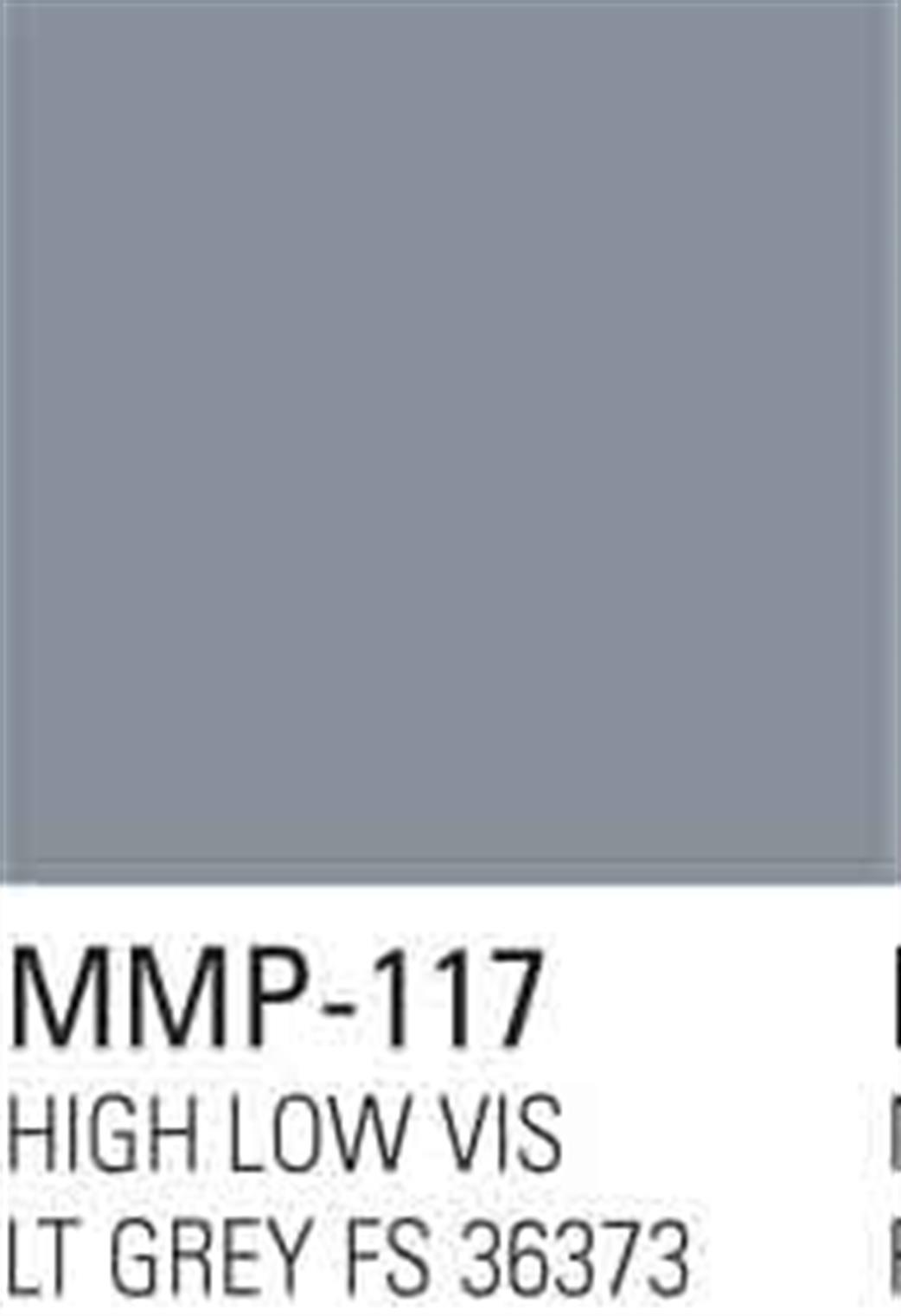 Mission Model Paints  MMP-117 High Low Vis Light Grey (595) FS 36373 Acrylic Paint 30ml