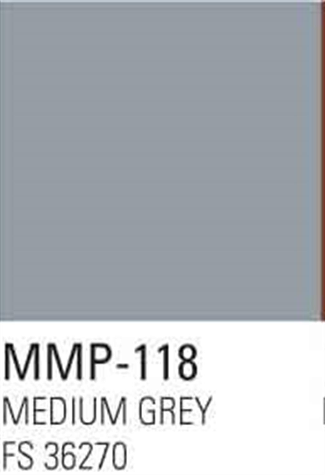 Mission Model Paints  MMP-118 Medium Grey FS 36270 Acrylic Paint 30ml