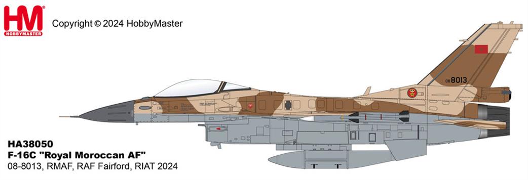 Hobby Master 1/72 HA38050 F-16C Royal Moroccan AF RAF Fairford RIAT 2024