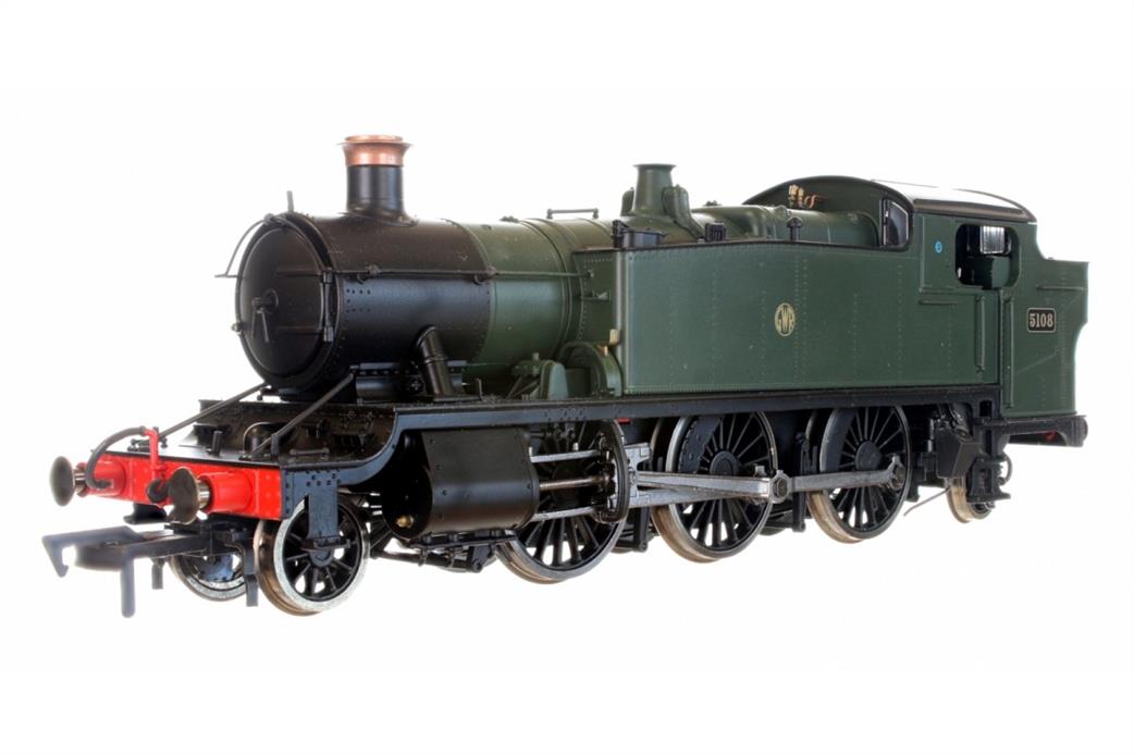 Dapol OO 4S-041-010 GWR 5134 Collett 5101 Class Large Prairie 2-6-2T Green Shirtbutton Monogram