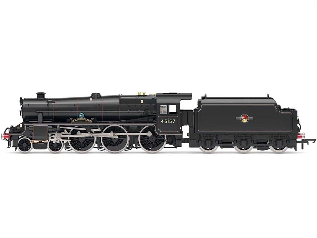 Hornby OO R30226 BR 45157 Glasgow Highlander Stanier 5MT Black 5 4-6-0 BR Lined Black Late Crest