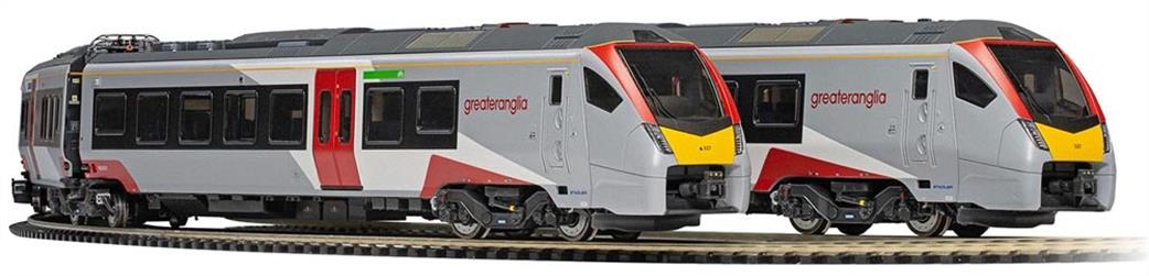 Hornby OO R3963 Greater Anglia Class 755/3 3 Car FLIRT Train Pack