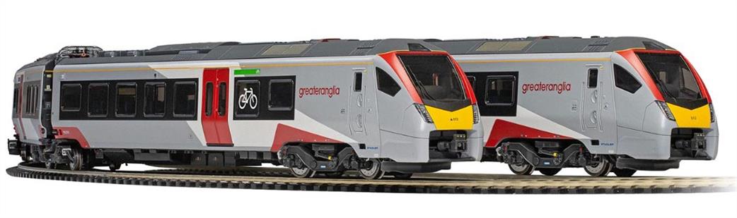 Hornby OO R3963A Greater Anglia Class 755/3 3 Car FLIRT Train Pack