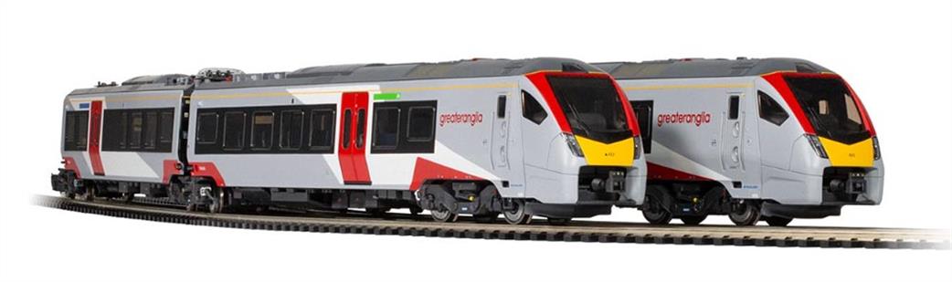 Hornby OO R3964 Greater Anglia Class 755/4 4 Car FLIRT Train Pack