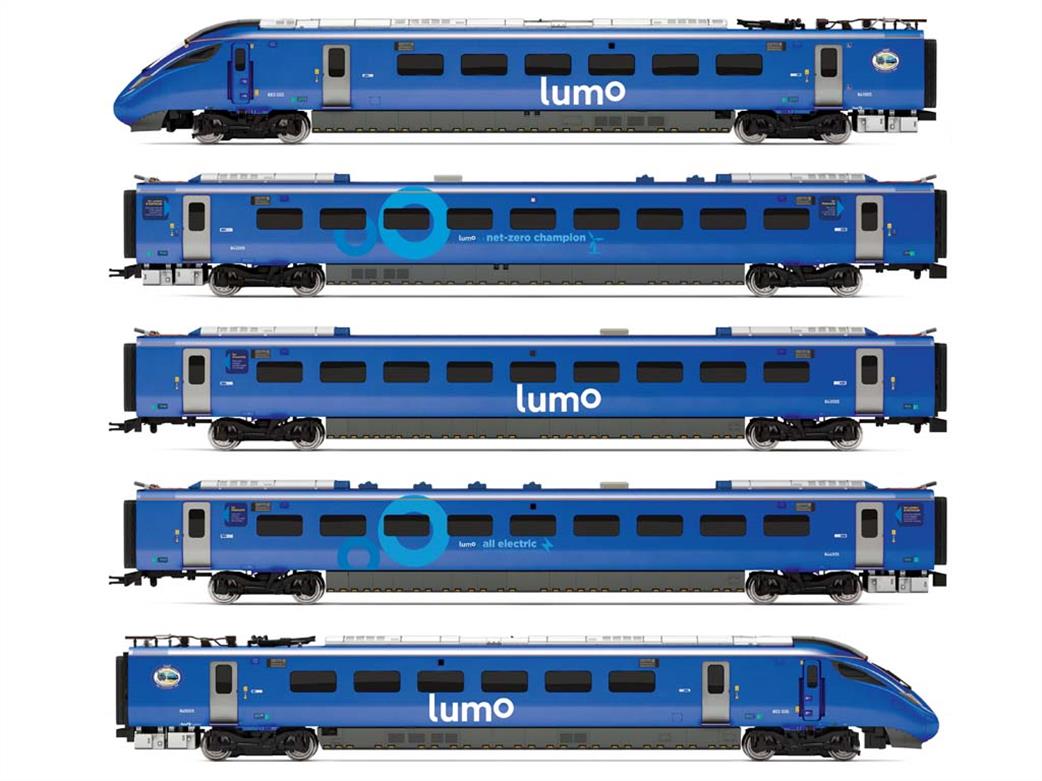 Hornby OO R30102 Lumo 803005 Hitachi Class 803 5 Car Train Pack