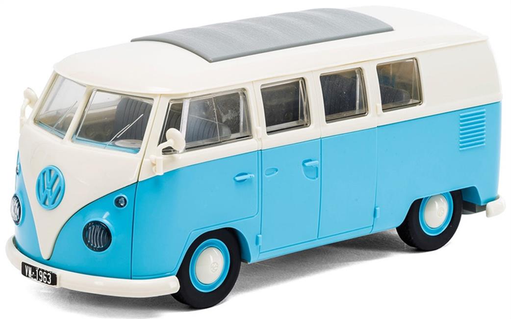 Airfix  J6024 Quickbuild VW Camper Van Blue Clip together Block Model