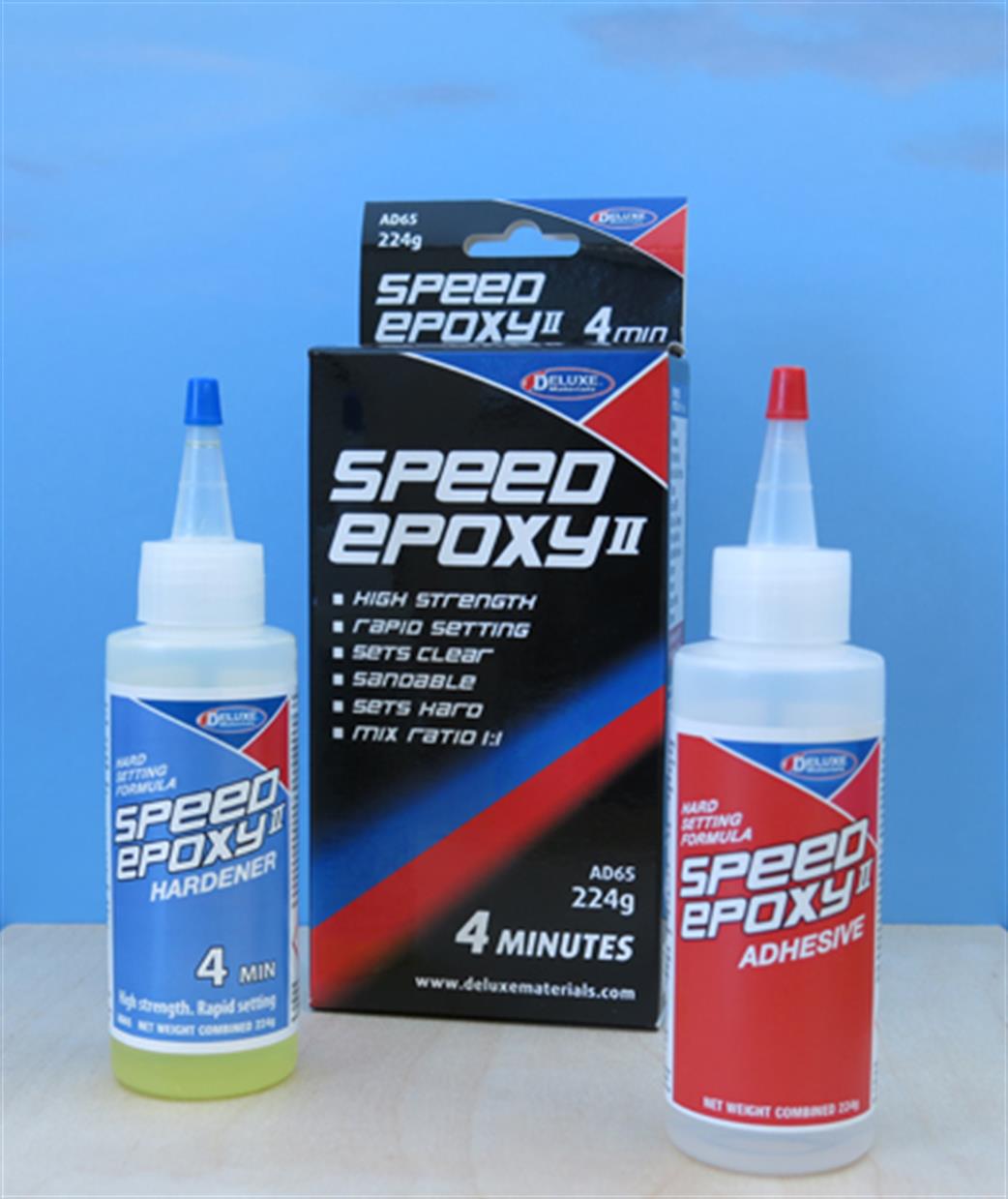 Deluxe Materials  AD65 4 Minutes Speed Epoxy 224g