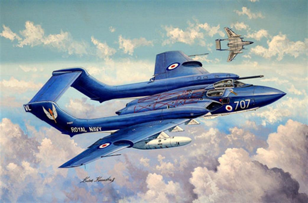 Trumpeter 1/48 05808 De Havilland Sea Vixen FAW.2 Royal Navy Fighter Jet