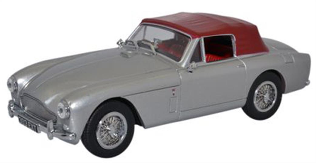 Oxford Diecast 1/43 43AMDB2004 Aston Martin DB2 MkIII DHC Shadow Grey