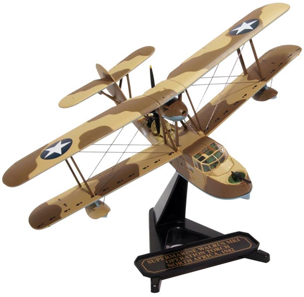 Oxford Diecast 1/72 72SW004 Supermarine Walrus Operation Torch - N. Africa 1942