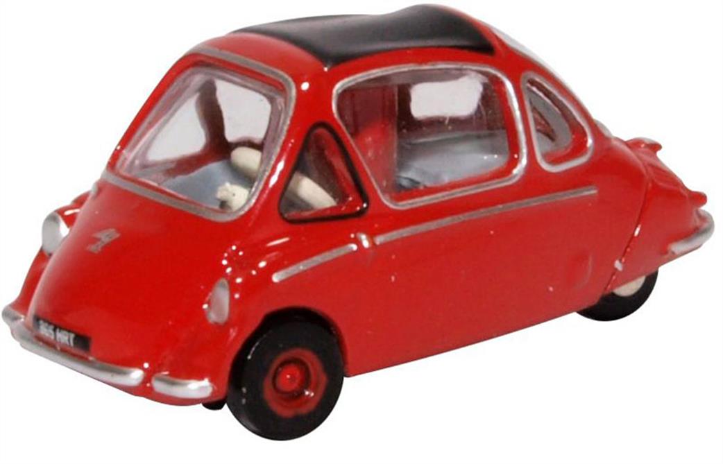 Oxford Diecast 1/76 76HE002 Heinkel Trojan Spartan Red