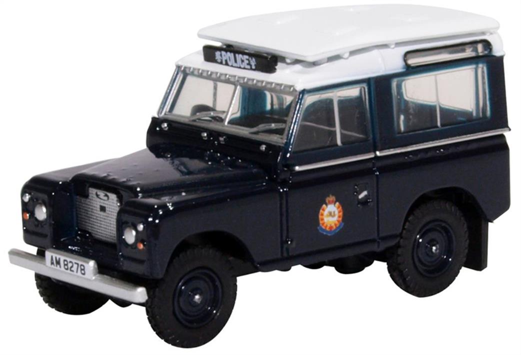 Oxford Diecast 1/76 76LR2AS004 Land Rover Series II Hong Kong Police