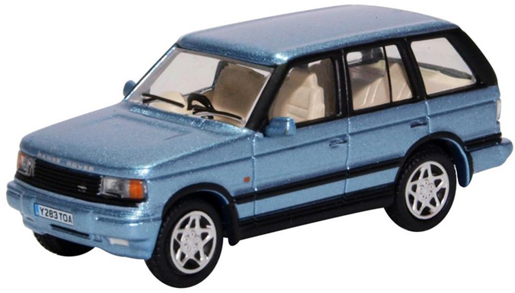 Oxford Diecast 1/76 76P38002 Range Rover P38 Monte Carlo Blue