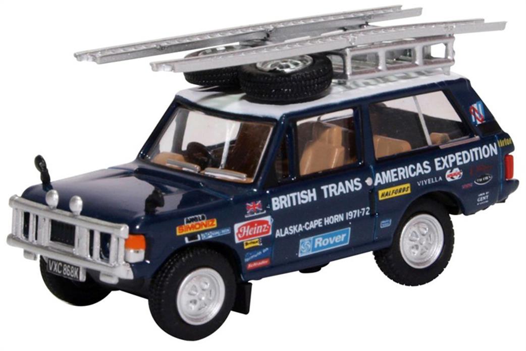 Oxford Diecast 1/76 76RCL002 Range Rover Classic Darien Grey