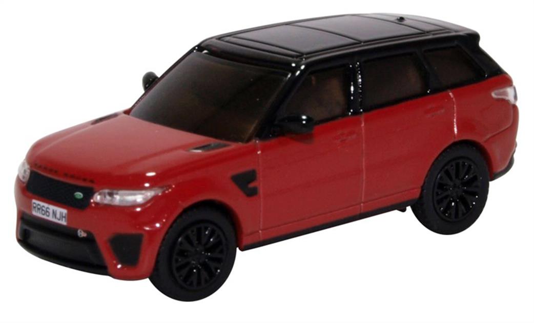 Oxford Diecast 1/76 76RRS003 Range Rover Sport SVR Firenze Red