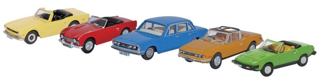 Oxford Diecast 1/76 76SET53 5 Piece Triumph Set