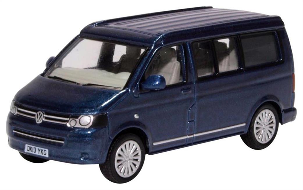 Oxford Diecast 1/76 76T5C001 VW T5 Califronia Camper Metallic Night Blue