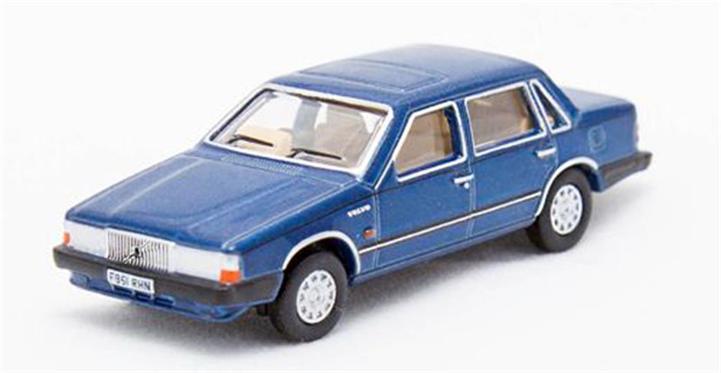 Oxford Diecast 1/76 76VO003 Volvo 760 Blue Metallic