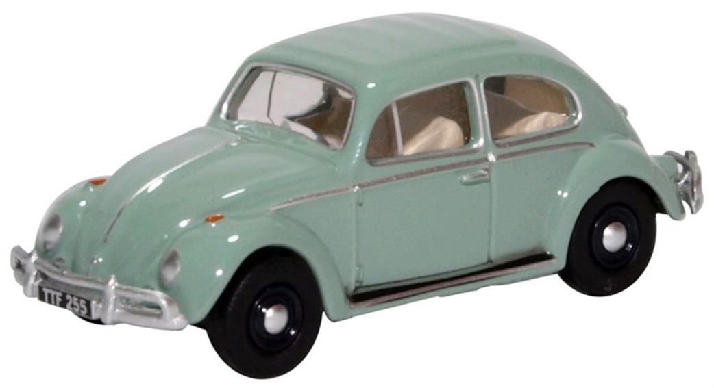 Oxford Diecast 1/76 76VWB010 VW Beetle Pastel Blue