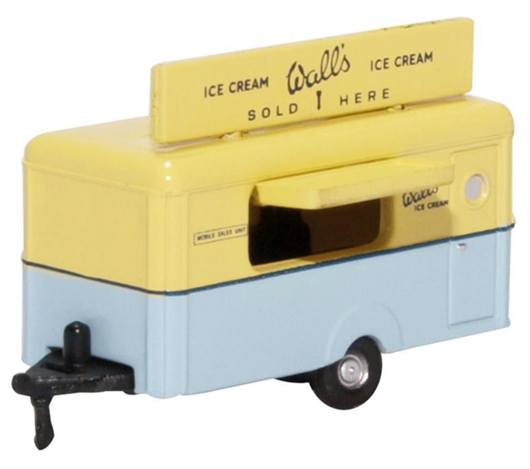 Oxford Diecast 1/148 NTRAIL004 Mobile Trailer Walls Ice Cream