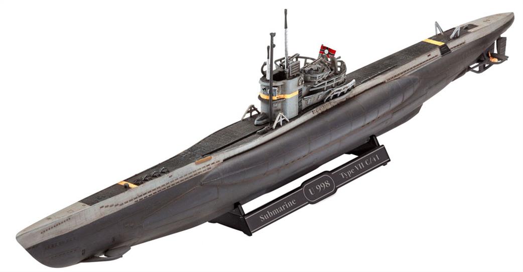 Revell 1/350 05154 German Submarine Type VII C/41Kit