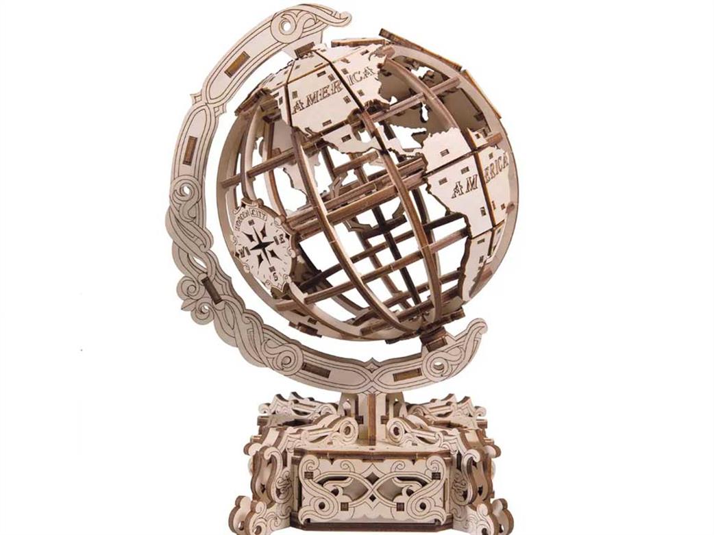 Wooden City  WR341 World Globe Wooden Construction kit